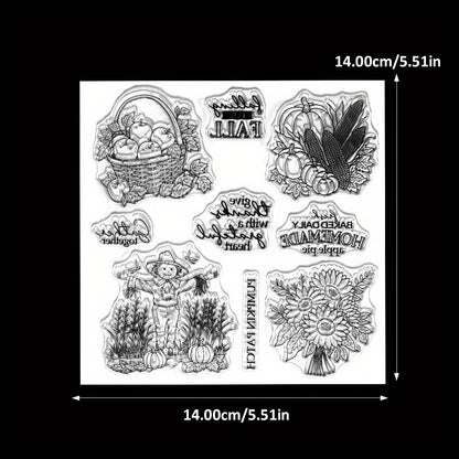 Harvest Season Dies & Stamps Set