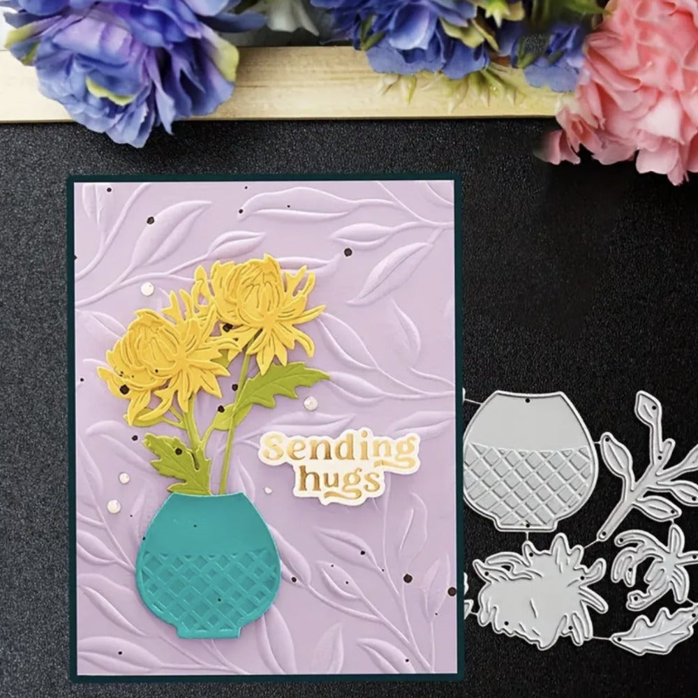Chrysanthemum Vase Metal Cutting Dies