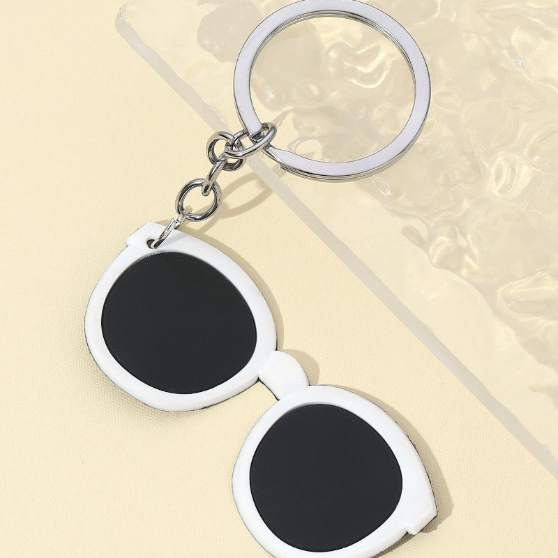 Cute Silicone Glasses Keychain