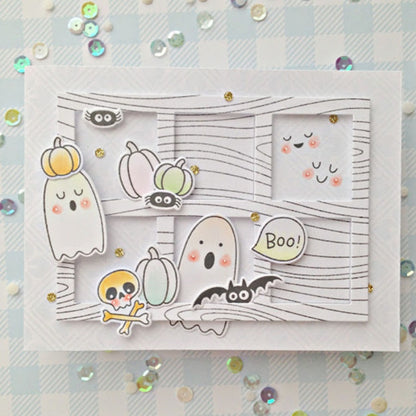 Halloween Ghost Dies & Stamps Set