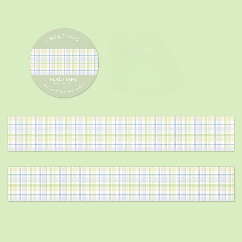 Basic Plaid Decorative Washi Tape