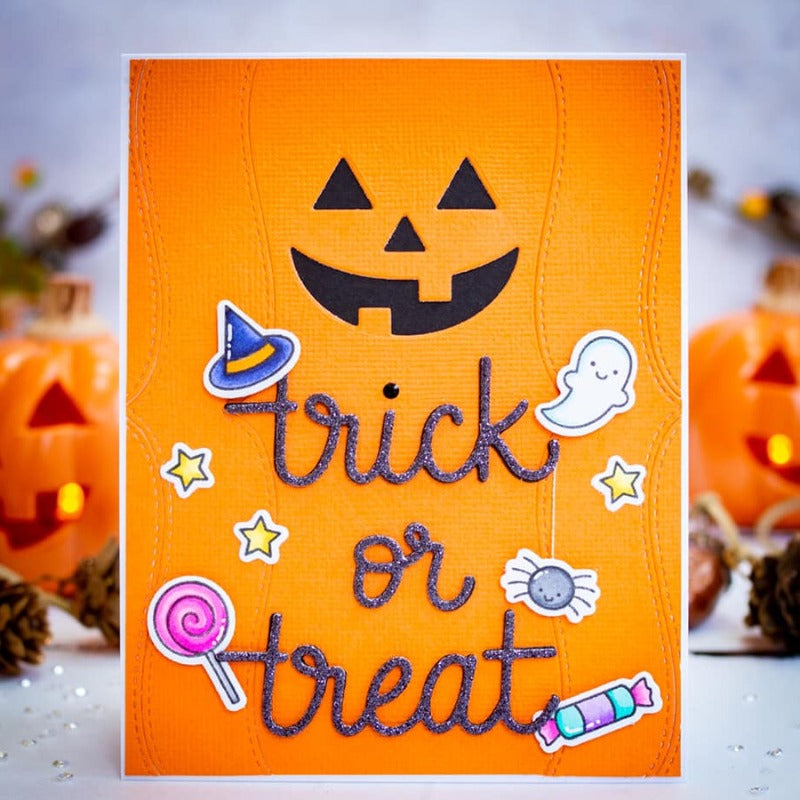"Trick or Treat" Words Metal Cutting Dies