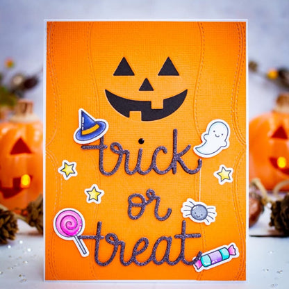 "Trick or Treat" Words Metal Cutting Dies
