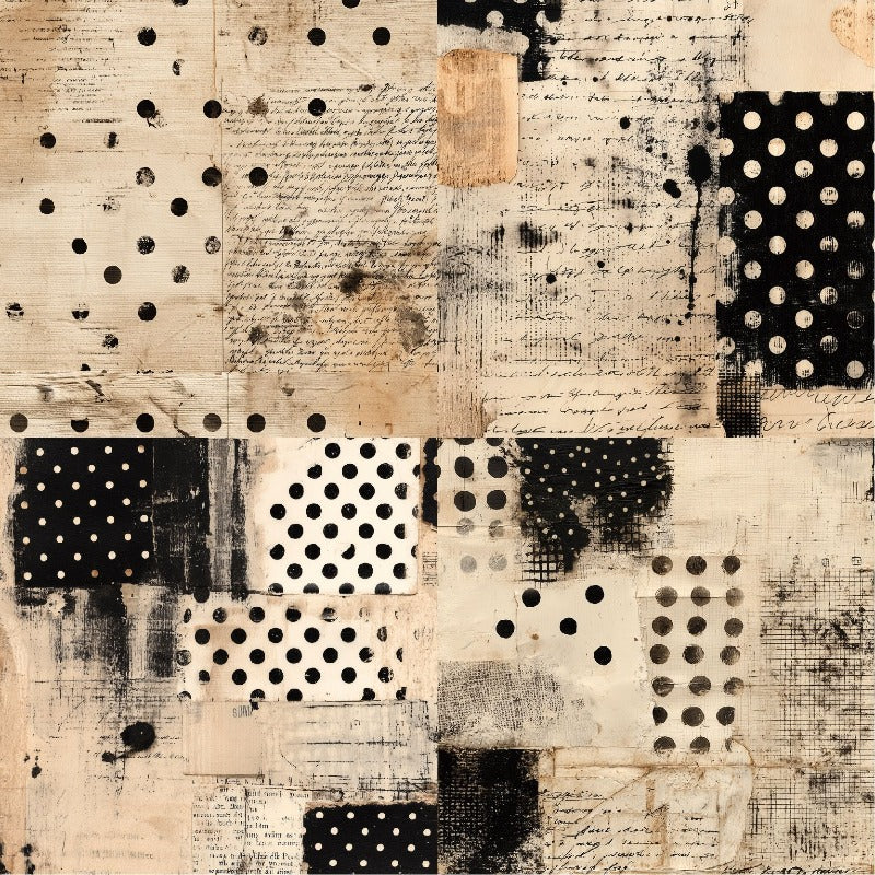 24PCS 6" Dapple Scrapbook Paper & Cardstock