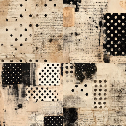 24PCS 6" Dapple Scrapbook Paper & Cardstock