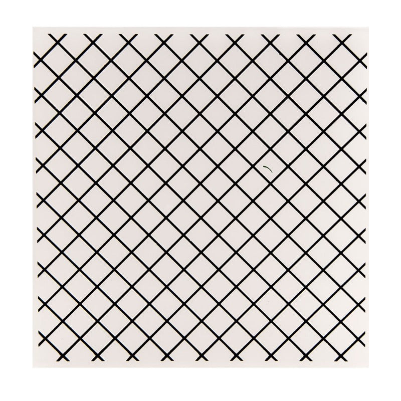 Square Pattern Plastic Embossing Folder