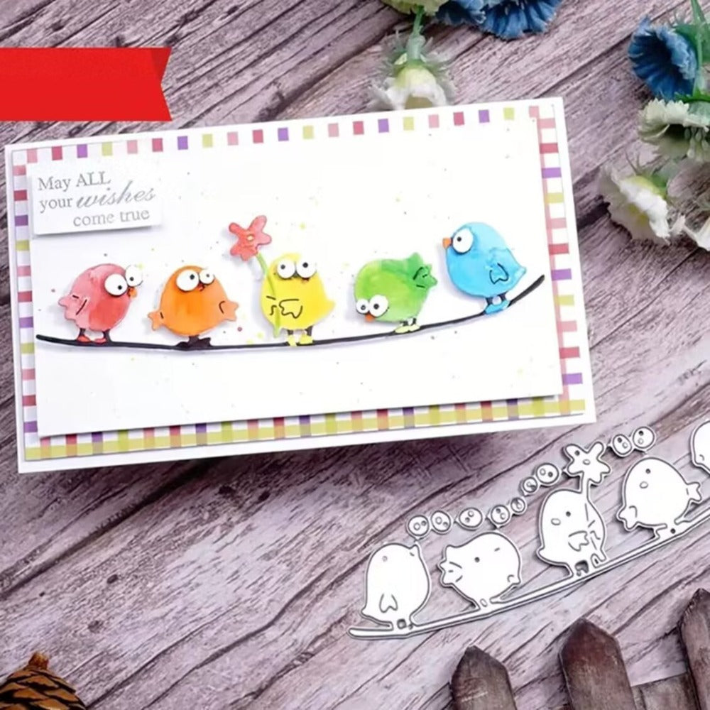 Cute Little Birds Metal Cutting Dies