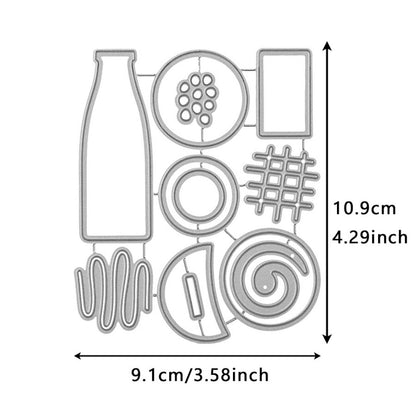 Cookies and Milk Metal Cutting Dies