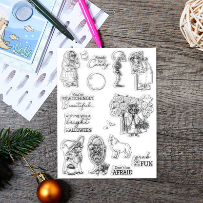 Halloween Granny Dies & Stamps Set