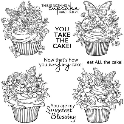 Sweet Cupcakes Clear Stamps