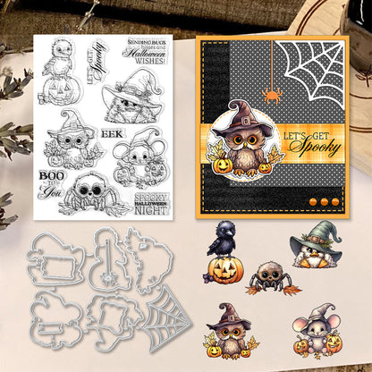 Halloween Animals Dies & Stamps Set