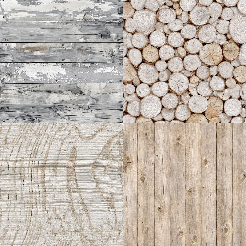 24PCS 6" Stump Scrapbook Paper & Cardstock