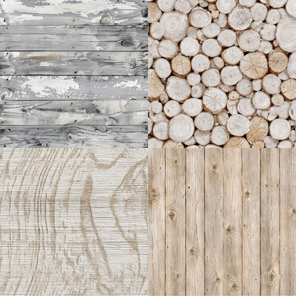 24PCS 6" Stump Scrapbook Paper & Cardstock