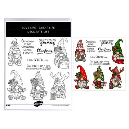 Christmas Gnomes Dies & Stamps Set