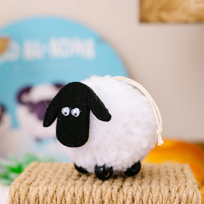 Black and White Lamb Pendant Decorations