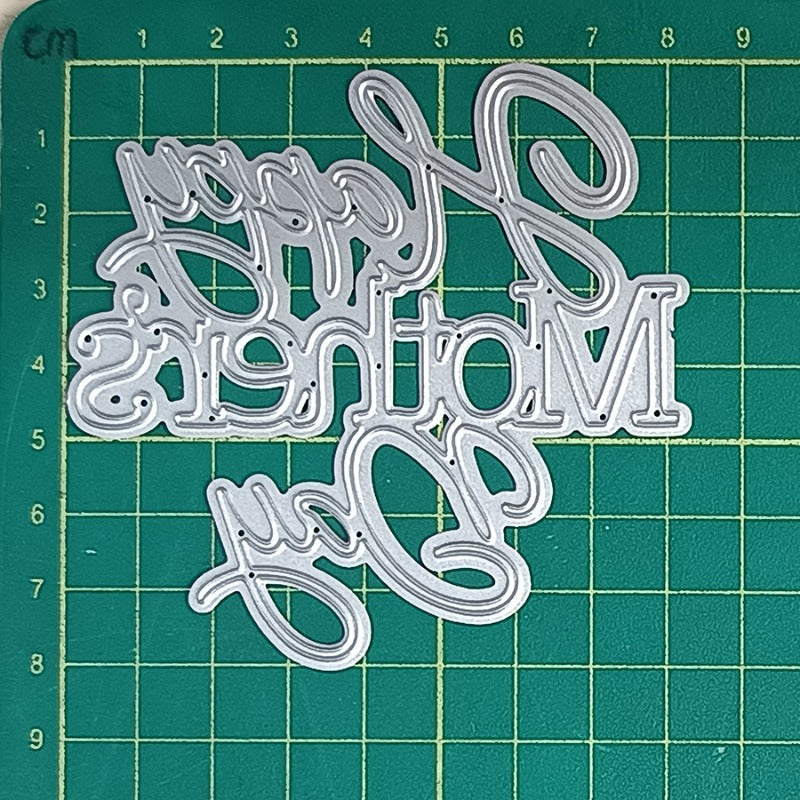 Happy Mother's Day Metal Cutting Dies