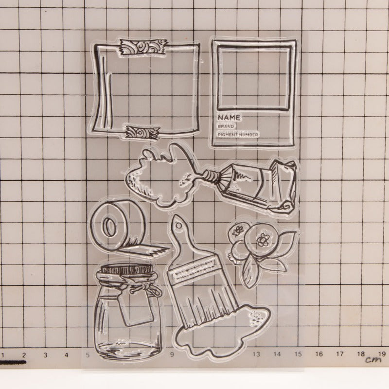 Item Tags Clear Stamps