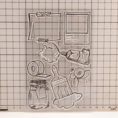 Item Tags Clear Stamps