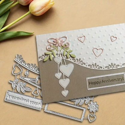 Heart-shaped Wavy Border Metal Cutting Dies
