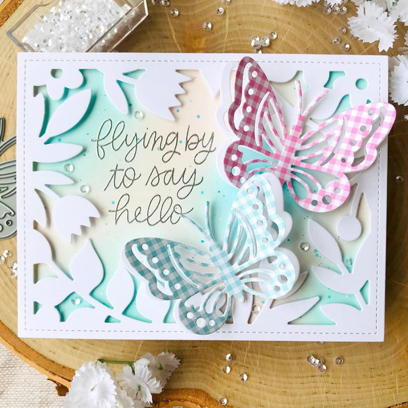 2Pcs Butterflies Metal Cutting Dies