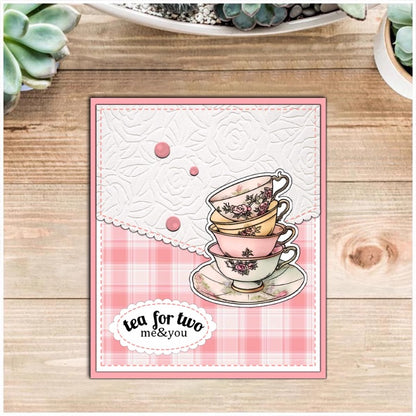 Vintage Tea Set Clear Stamps