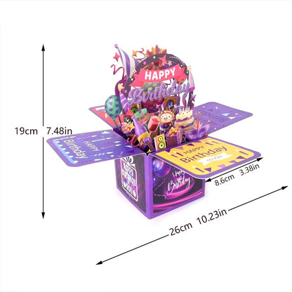 3D Happy Birthday Pop-Up Box