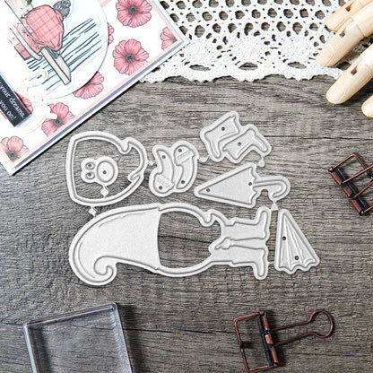 Dwarf Holding An Umbrella Metal Cutting Dies