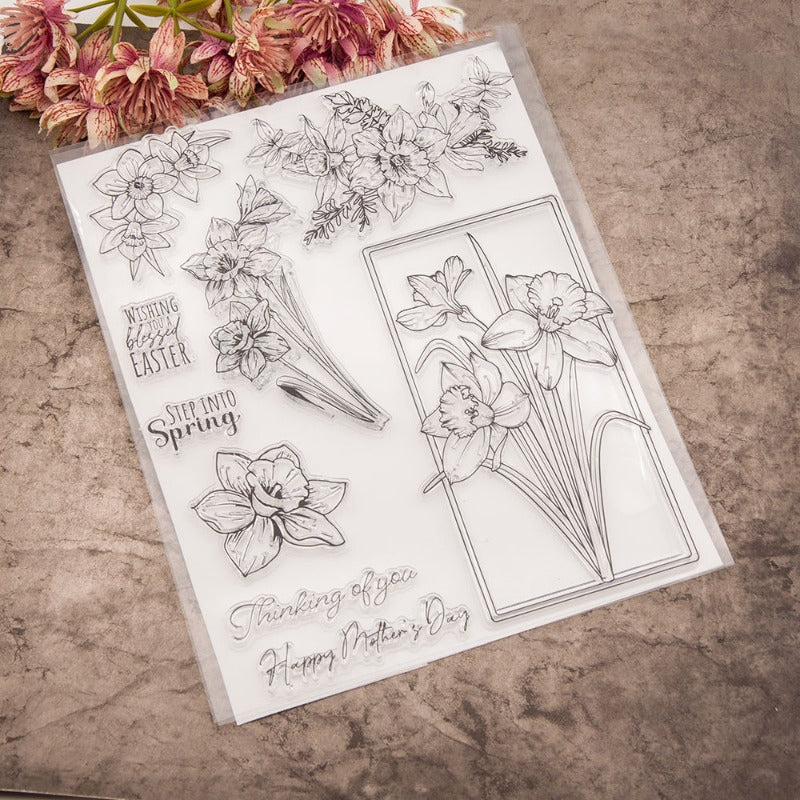 DIY Flower Clear Stamps