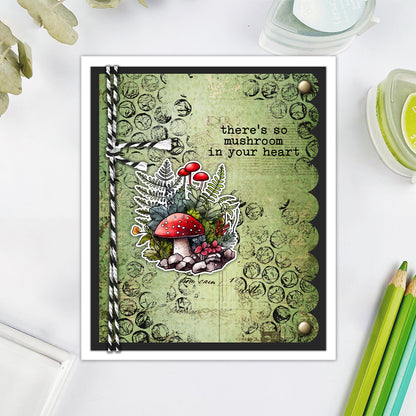 Autumn Mushroom Dies & Stamps Set