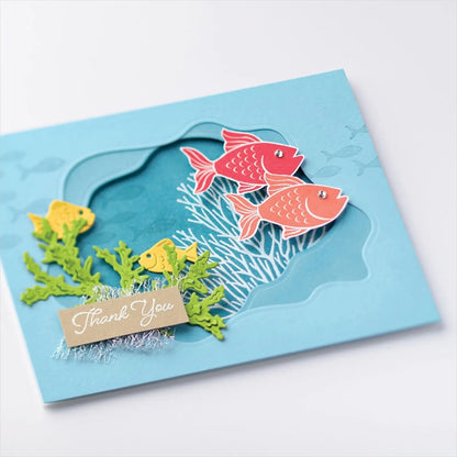 Seahorse and Goldfish Dies & Stamps Set