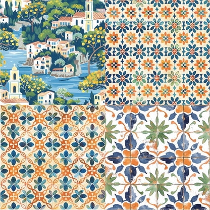 24PCS 6" Solana Scrapbook Paper & Cardstock