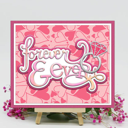 "Forever Ever" Words Cutting Dies
