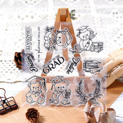 Graduation Season Bear Dies & Stamps Set