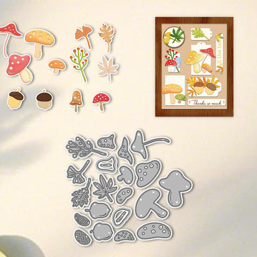 Decorative Mushrooms Metal Cutting Dies