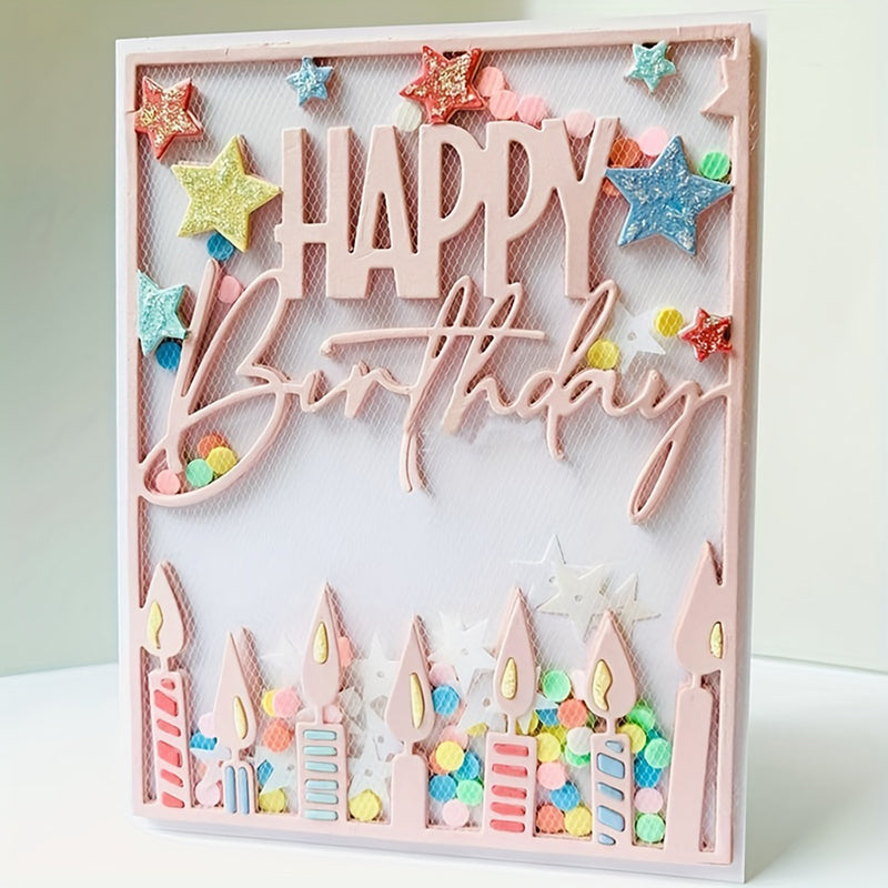 Birthday Background Board Cutting Dies