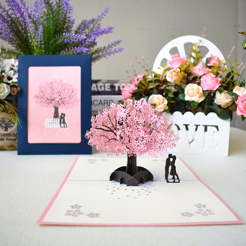 3D Creative Valentine's Day Pop-Up Greeting Card