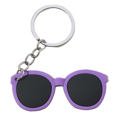 Cute Silicone Glasses Keychain