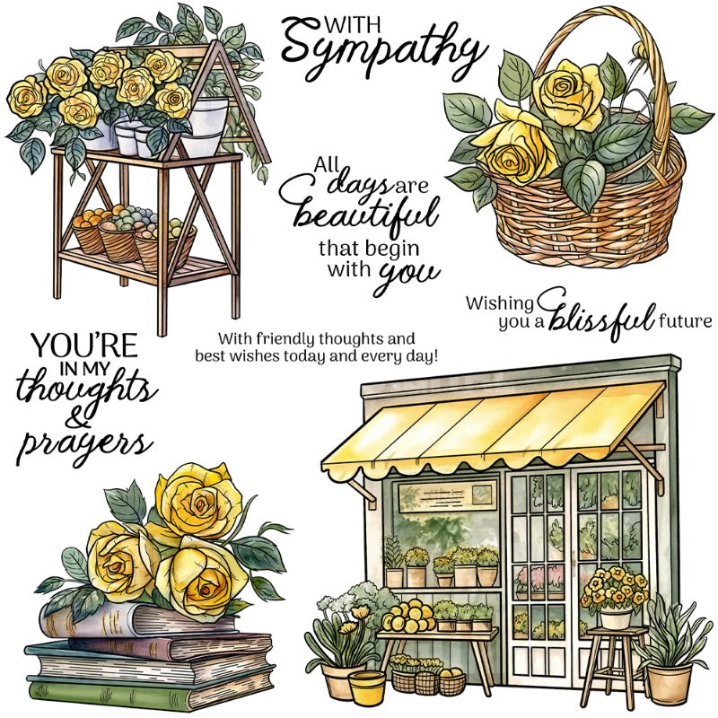 Spring Blooming Flowers Clear Stamps – Memorycraftmall