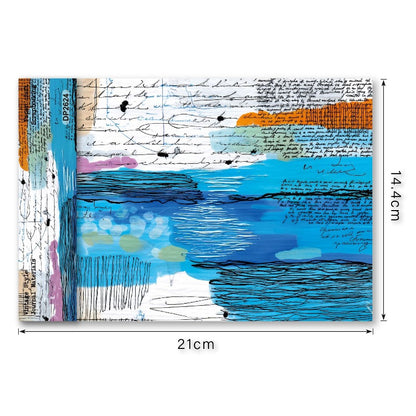 A5 Abstract Graffiti Journal Scrapbook Paper