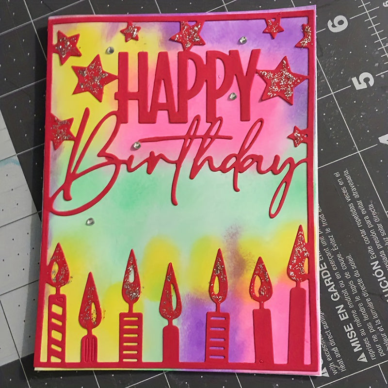 Birthday Background Board Cutting Dies