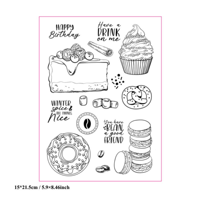 Baking Biscuits & Cakes Clear Stamps