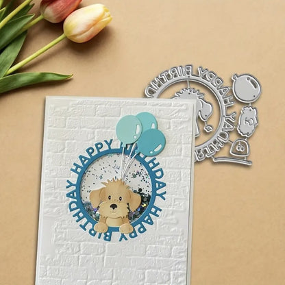 Birthday Cards Metal Cutting Dies