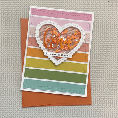 Hollow Lace Heart Metal Cutting Dies