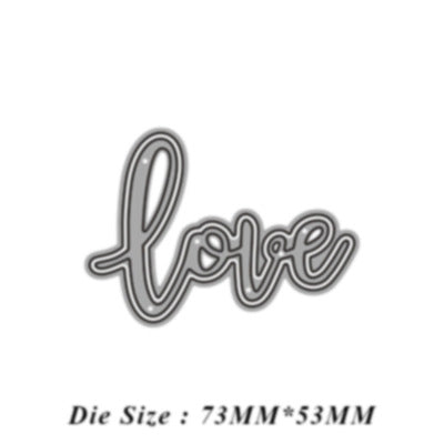 Love and Border Metal Cutting Dies