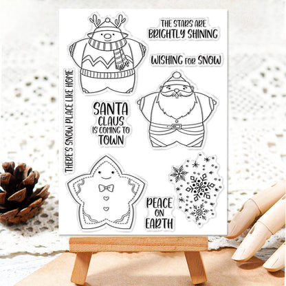 Santa Claus Star Dies & Stamps Set