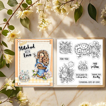 Cute Tailor Mouse Dies & Stamps Set
