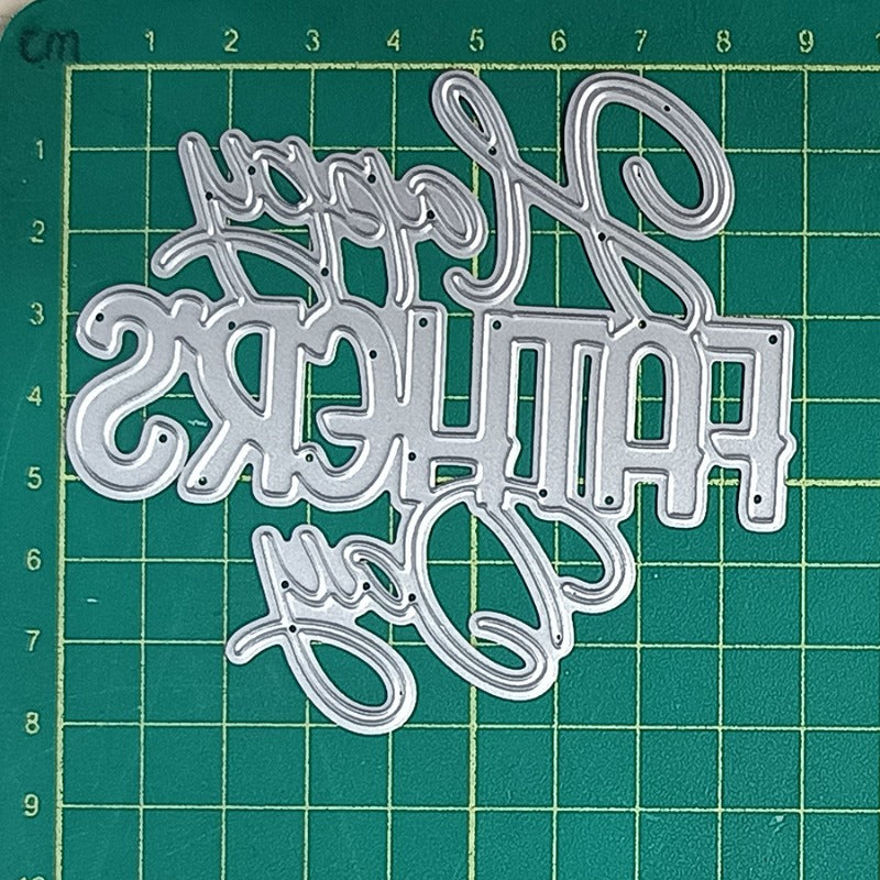 Happy Father's Day Metal Cutting Dies