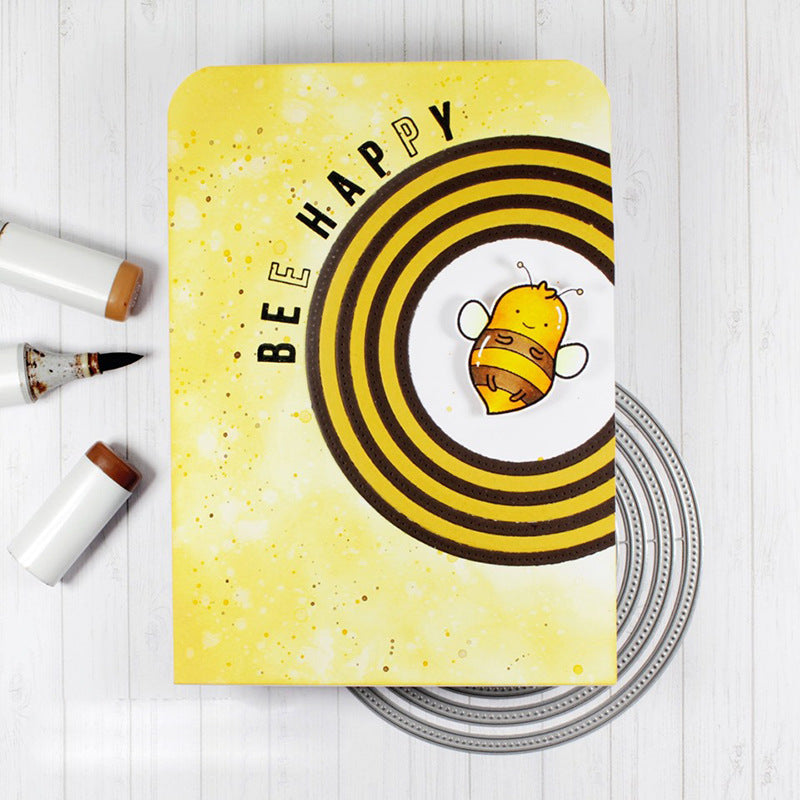 Stackable Circle Hollow Frame Cutting Dies