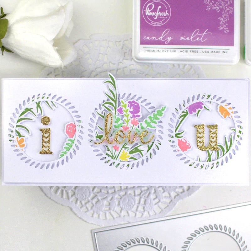 Circle Rectangle Background Frame Cutting Dies