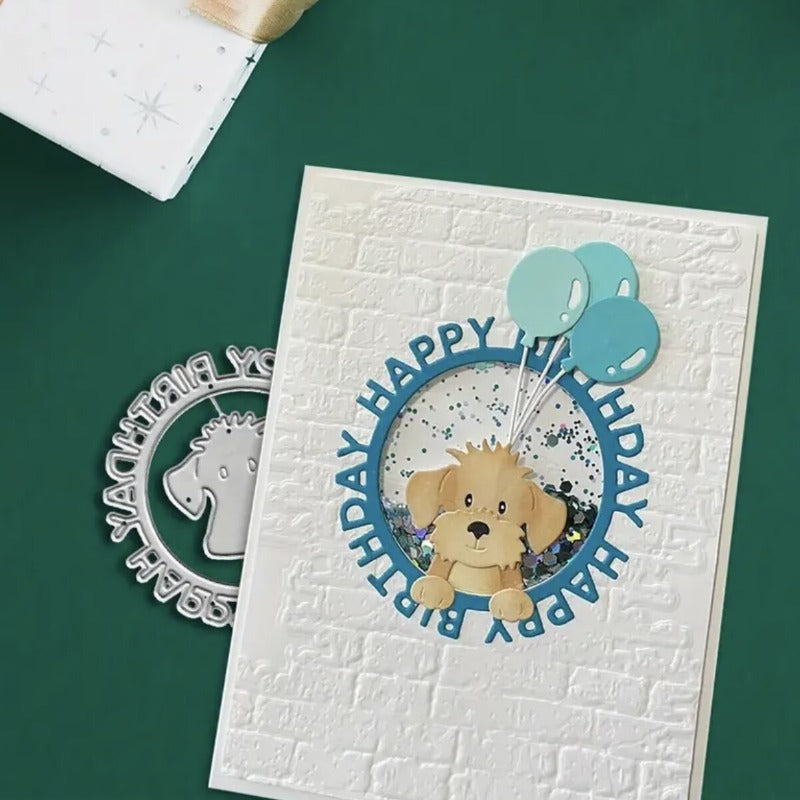 Birthday Cards Metal Cutting Dies